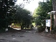 Entrance to Cotuit Hall, part of EF Academy, also on Pullens Lane.
