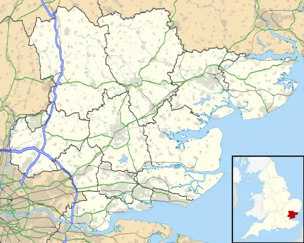 Basildon is located in Essex