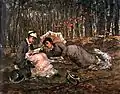 Reading in the Forest, 1880