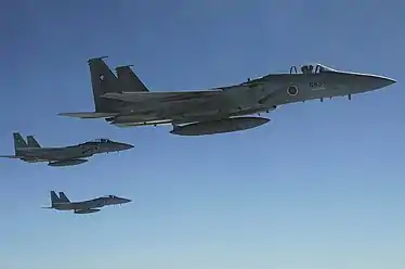 F-15Js of 204 Sqn in flight (2010)