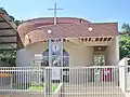 Front of the Church of Saint Theresa.