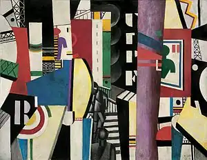 The City (La ville), 1919, oil on canvas, 231.1 × 298.4&nbsp;cm, Philadelphia Museum of Art