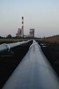 District heating transportation pipeline with a length of 31&nbsp;km from Dürnrohr Power Station to Sankt Pölten