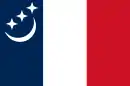 Flag of the Montagnard country of South Indochina (1946–1950)