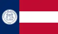 Flag of Georgia(1920–1956)