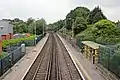 A view from the footbridge.