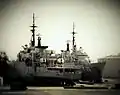 ARV General Salóm in dry dock repair on 24 July 2012.