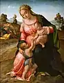 Madonna and Child with St. John the Baptist, circa 1505–10. Ponce, Museo de Arte de Ponce.