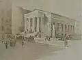 Print, view of The Church of The Epiphany. Undated.