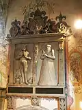 Tombstone of Friedrich von Breitenbach (died 1588) and his wife Radigunda born von Freyberg