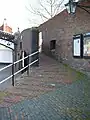 Grade II listed steps and wall giving access from Gas Street