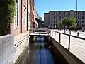 The Brown's mill race.