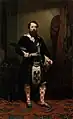 In Atholl Highlanders uniform, c.&nbsp; 1855–60, by John MacLaren Barclay