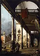 CanalettoPerspective View with Portico, 131 × 93&nbsp;cm