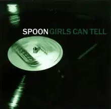 A vinyl record spinning