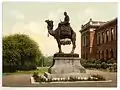 Statue at Brompton Barracks, c.1900