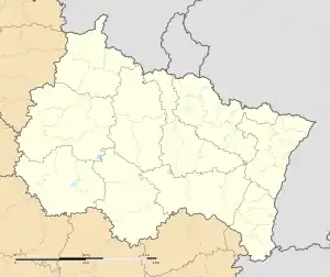 Cernay is located in Grand Est