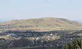 Green Mountain as seen from Mt. Zion