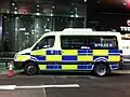 A Traffic Branch police van (second generation Mercedes-Benz Sprinter).