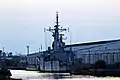 HMS&nbsp;Plymouth laid up at Vittoria Wharf.