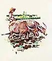 HARD LABOR IN A RICE PADDY by Stephen H. Randall, CAT VII, 1968