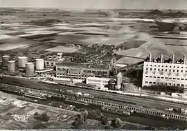 An aerial view in 1920
