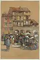 Harriet Mary Ford, Market Square, Segovia, No.2 (1913)