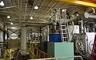 The 25&nbsp;MW Helium refrigeration system that cools the superconducting magnets down to the operating temperature of 4.5&nbsp;K