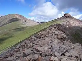 Photo of Henry and Square Top Mountains.