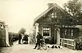 Toll fence in Assum, c. 1914