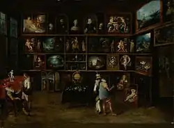 Connoisseurs at a Gallery (1607-1623) by Hieronymus Francken II