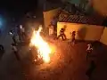 Holi Festival celebration at Bala Mata Sarsavani