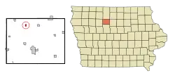 Location of Bode, Iowa