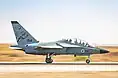An Italian M-346 Lavi jet trainer of 102 Squadron "Flying Tiger"