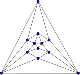Icosahedron
n
=
12
{\displaystyle n=12}
,
m
=
30
{\displaystyle m=30}
