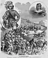 Oreste Baratieri on the advance on Mek'ele (Il Secolo Illustrato)