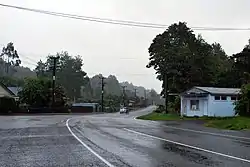 State Highway 6 passing through Inangahua Junction