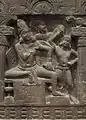 1A: Sibi Jataka. King Sibi was the Buddha in a previous life.