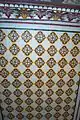 Interior art work on the roof of Kuthar palace