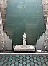 Jacob Epstein's "Pietà" in the courtyard of Congress House