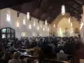 Interior of Church today during a Sung Latin Mass with Confessions being heard