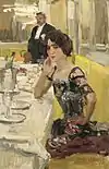A table au Restaurant Le Perroquet, Paris, between 1905 and 1923