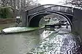 View of Isis Lock and the footbridge.