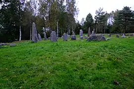 Rock settings at Istrehågan resemble a ship.: 28