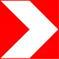 Chevron maker (red singular)