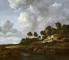 Jacob van Ruisdael, Landscape with Cornfields (c. 1670s), 55.2 x 62.8&nbsp;cm.