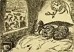 Sloth (1902) etching, 10 x 14&nbsp;cm., Royal Library of Belgium, Brussels