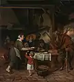 Jan Steen, The Satyr and the Peasant, J. Paul Getty Museum, 1660/2