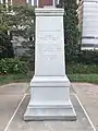 Marker in memory of Jesse on Francis Quadrangle (north side)