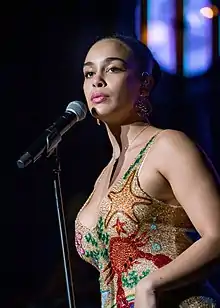 Smith performing in 2018